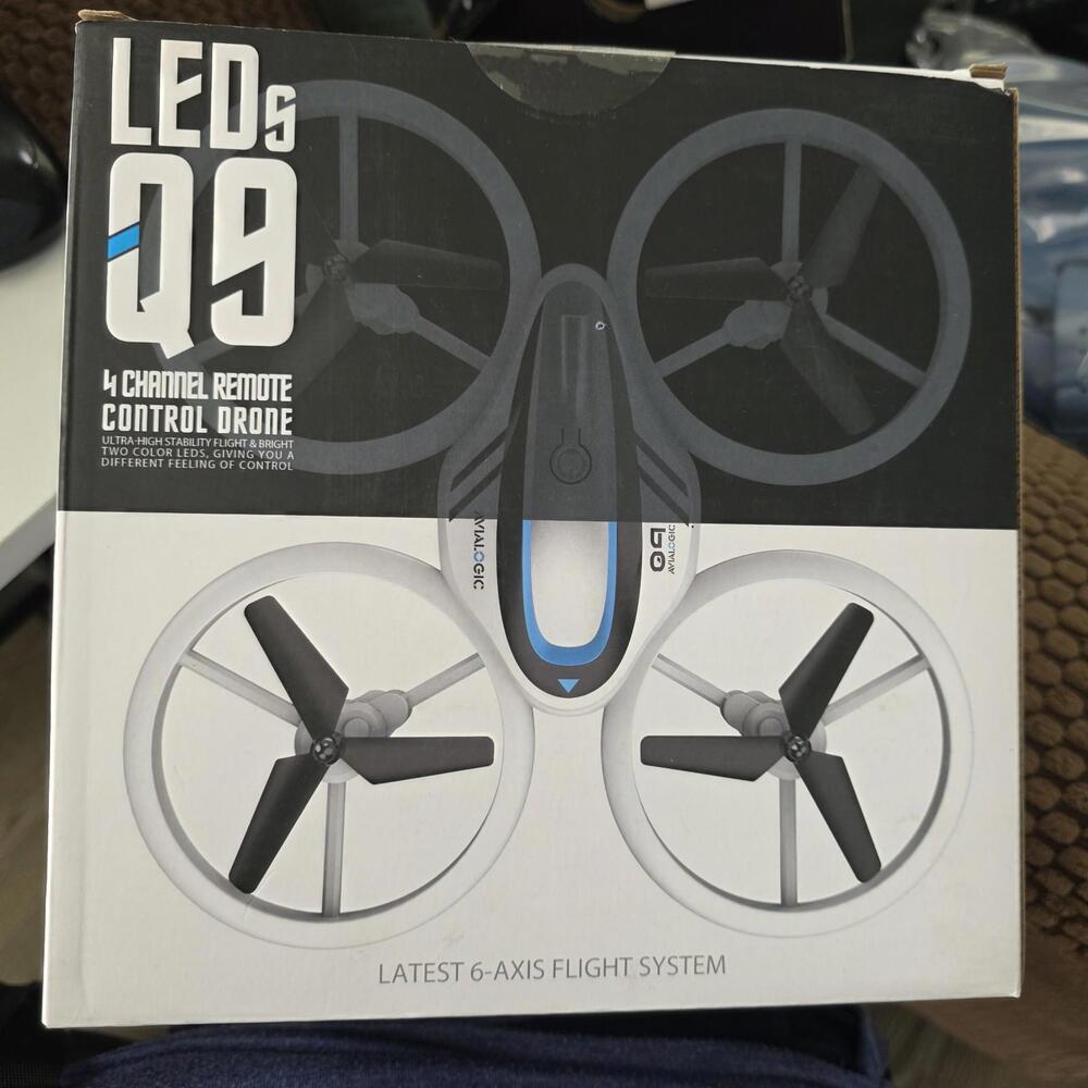 Avialogic LEDs Q9 4 Channel Remote Control Drone